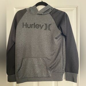 Hurley boys gray sweatshirt size large 14/16